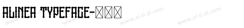 Alinea Typeface字体转换